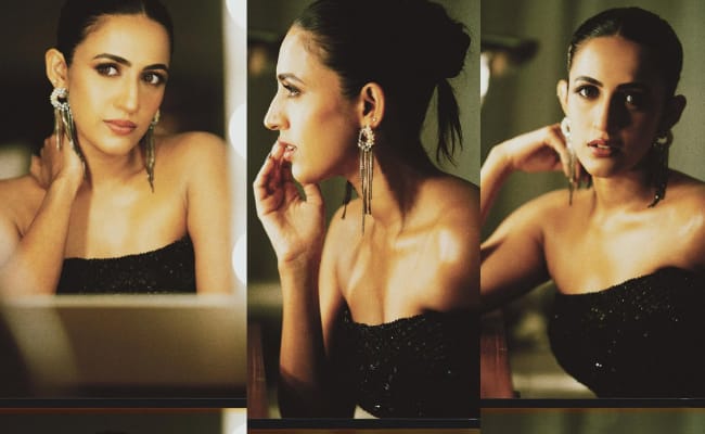 Konidela Shines Bright in Elegant Black Ensemble