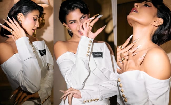 Jacqueline Fernandez Stuns in White Balmain Top, Sets New Fashion Trend